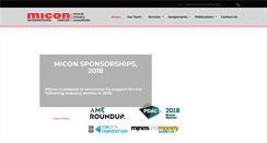 Desktop Screenshot of micon-international.com
